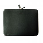 กระเป๋าใส่ ipad / tablet Tech. Folio Black Color Full Grain Cow Leather ESSENTIAL for Journey